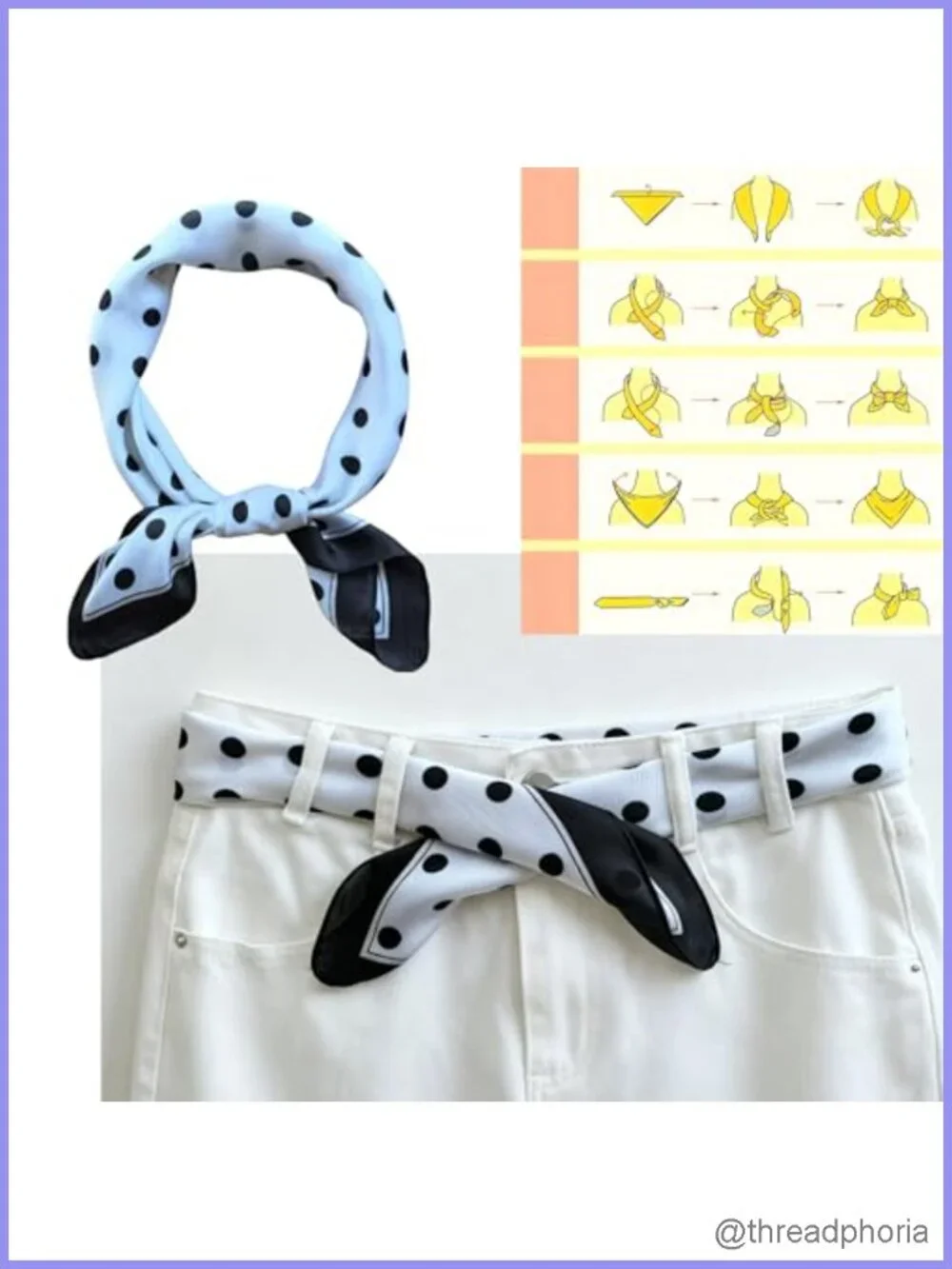 Faux Silk Satin Square Scarf 27.5